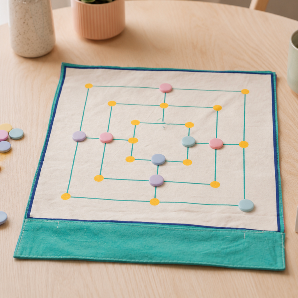 Soft Nine Men's Morris Game